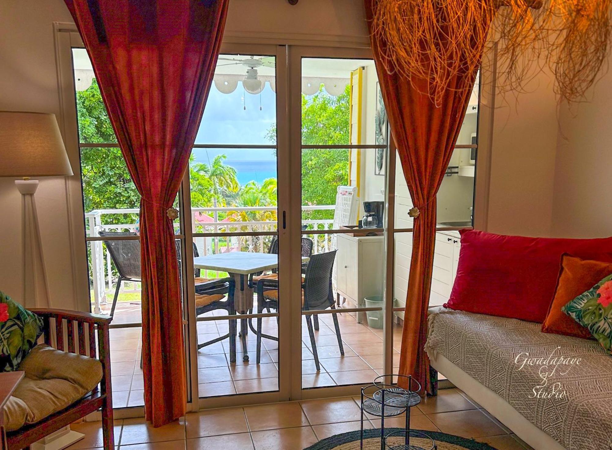 Vue Exclusive Mer Et Volcan, Village Vacances Avec Plage Et Piscine, Les Gwadastudios Sainte-Anne  Exteriör bild